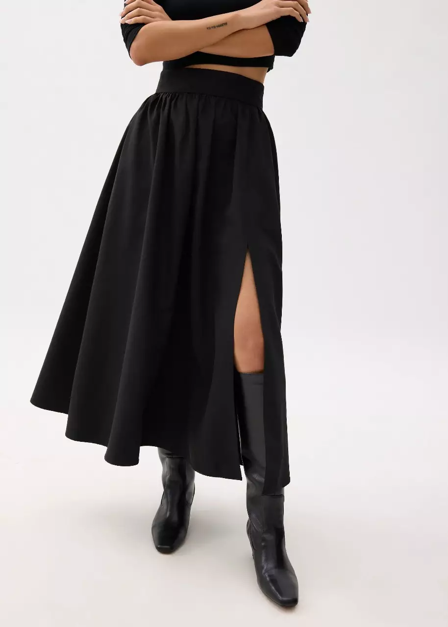 Rok Wanita - Zoe Flare Maxi Skirt