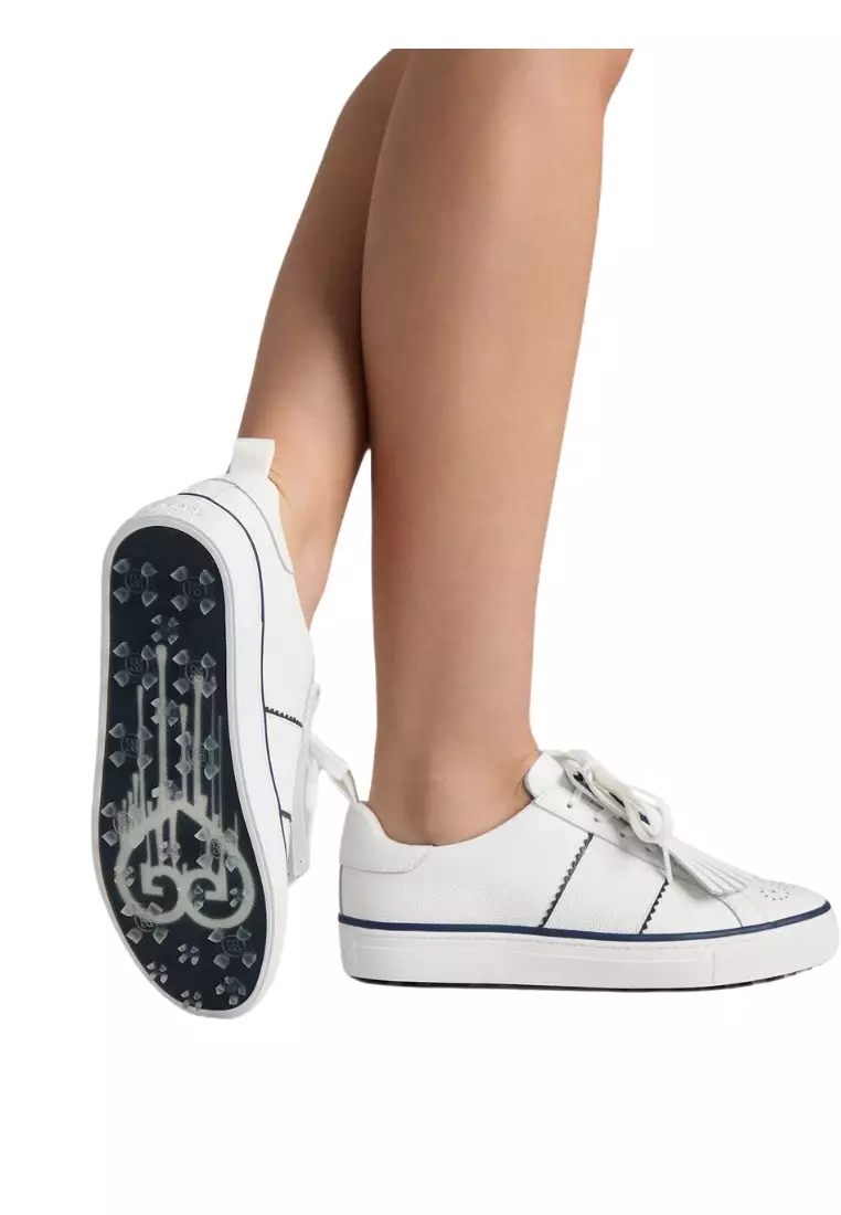 Women's Kilte Durf Saddle Stripe Leather Golf Shoes