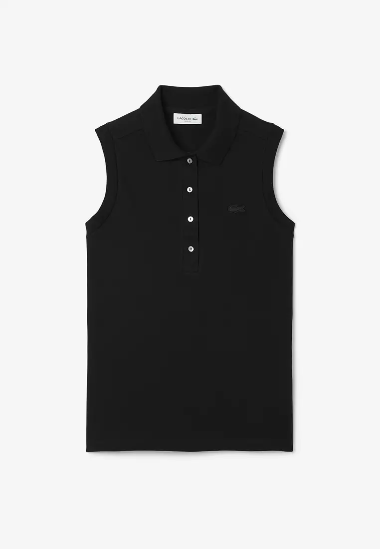 Slim Fit L.12.D Sleeveless Stretch Polo Shirt