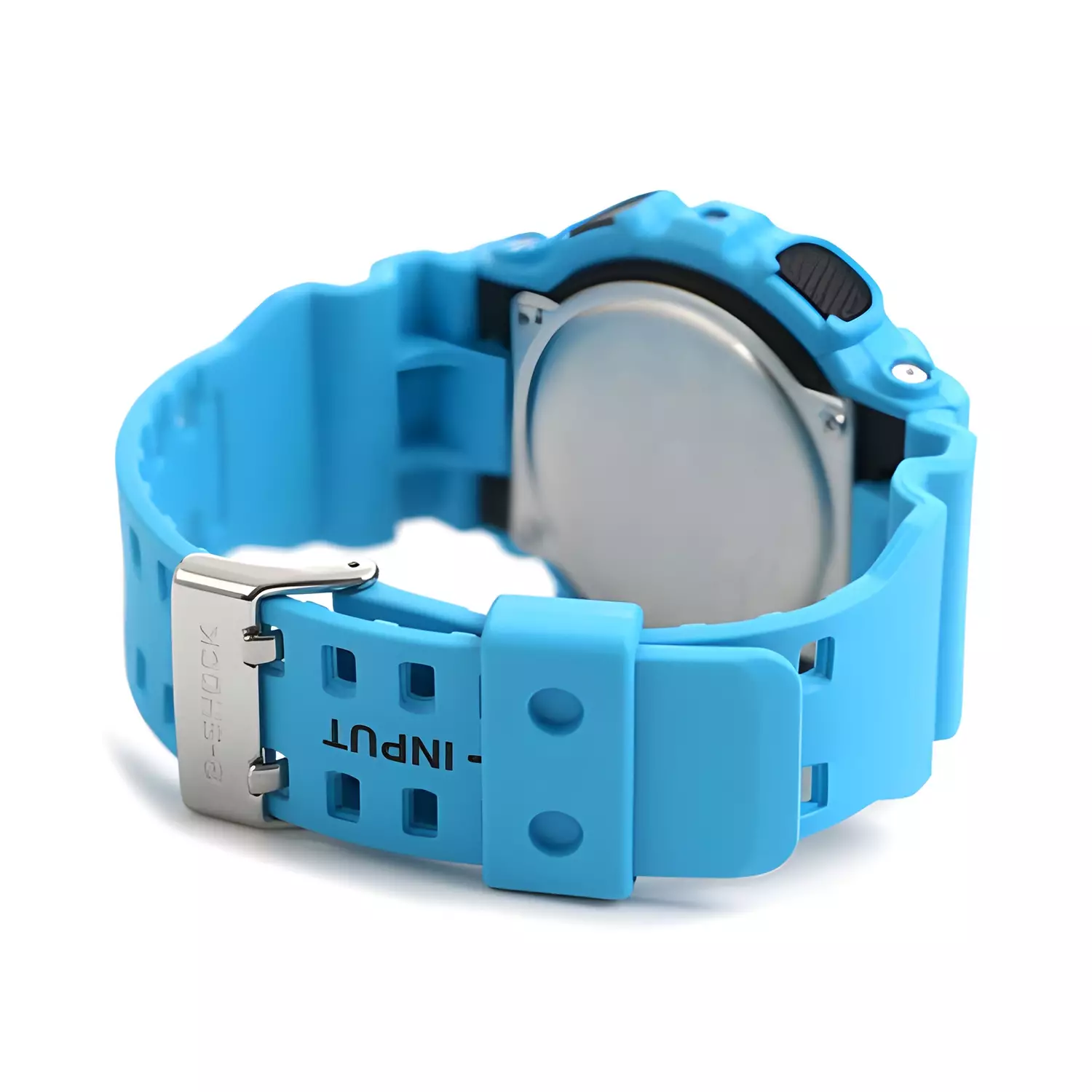 Casio G-Shock GA-100RS-2A Jam Tangan Analog Digital Pria - Blue Resin Case & Band