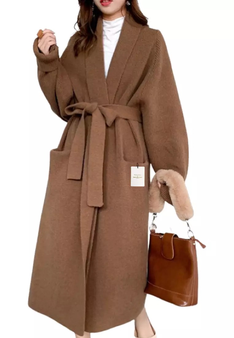 Buy Twenty Eight Shoes Robe Belted Knit Cardigan Coat CH1906 2025