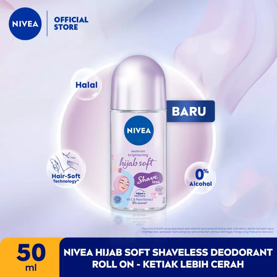NIVEA Brightening Hijab Soft Roll On 50ml (PAKET ISI 2)