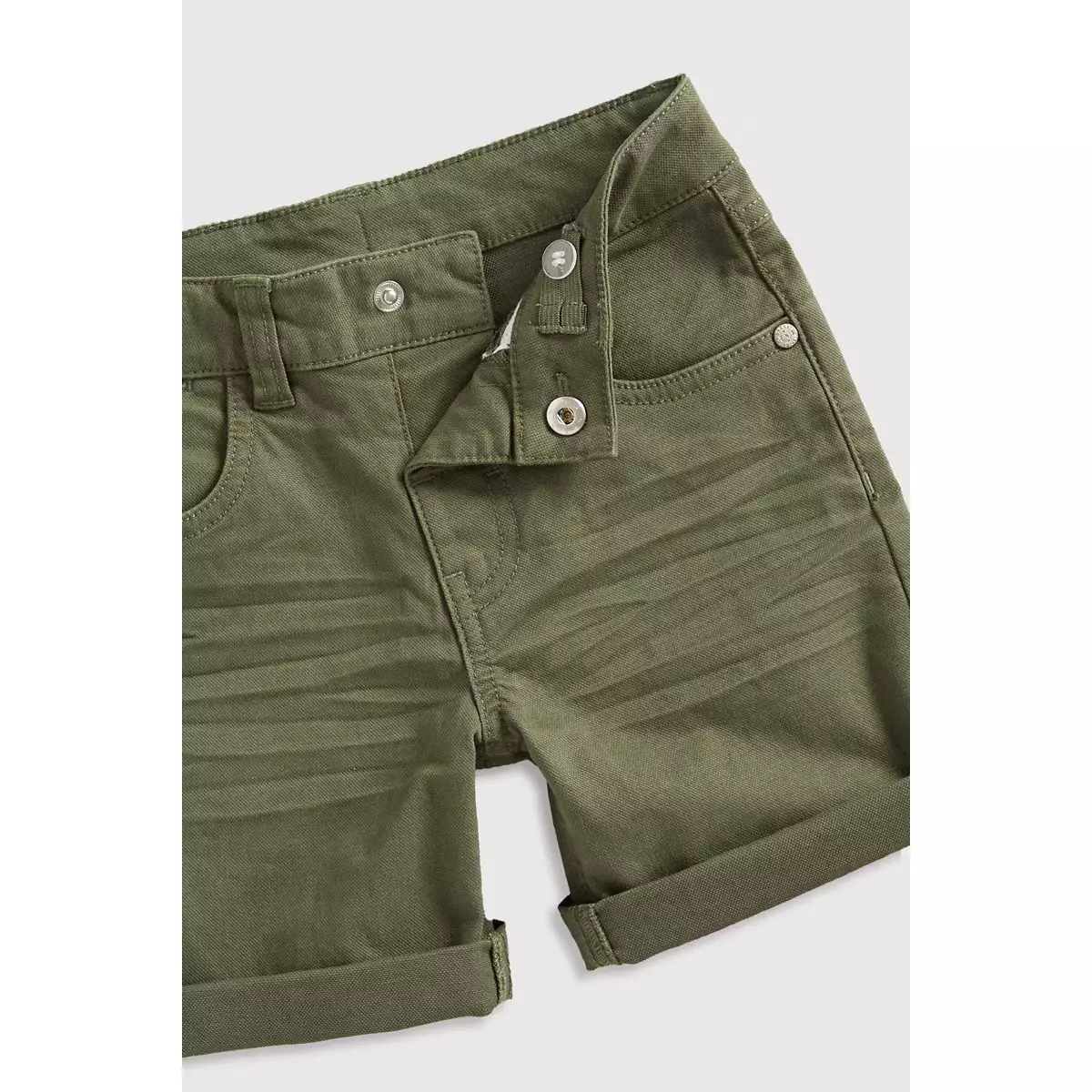 Mothercare T-Shirt and Denim Shorts Set - Set Pakaian Anak Laki-laki (Putih)