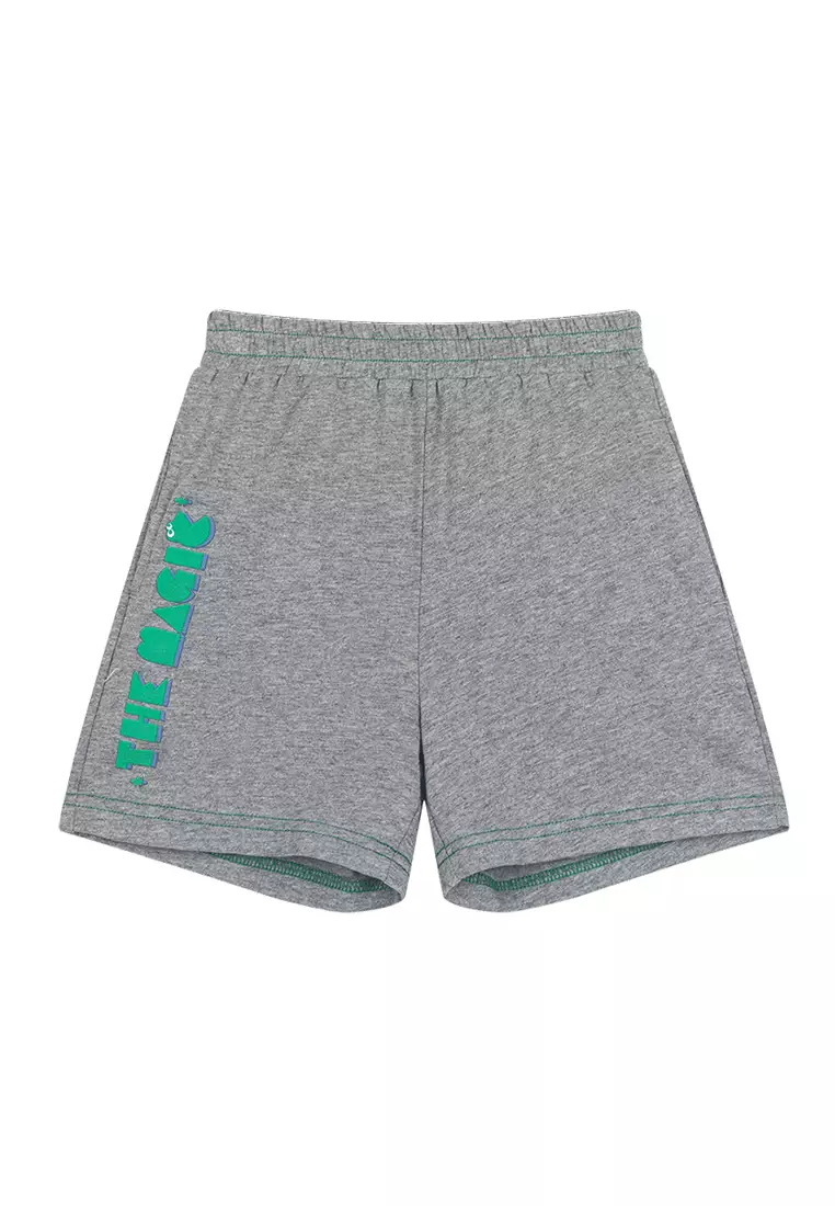 男小童背心套装帅气字母印花运动无袖套装