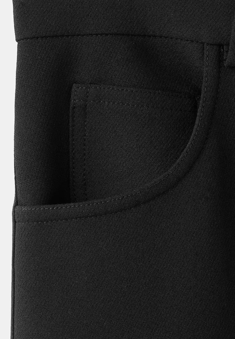 Mid-Rise Suit Trousers