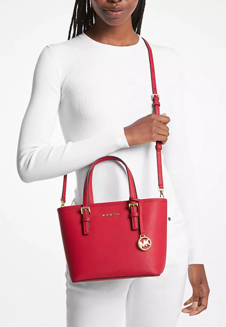 Michael kors jet store set handbag red