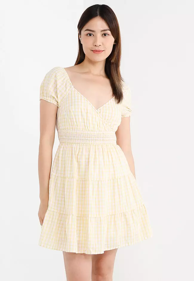 Hollister Smocked Woven Mini Dress 2024, Buy Hollister Online