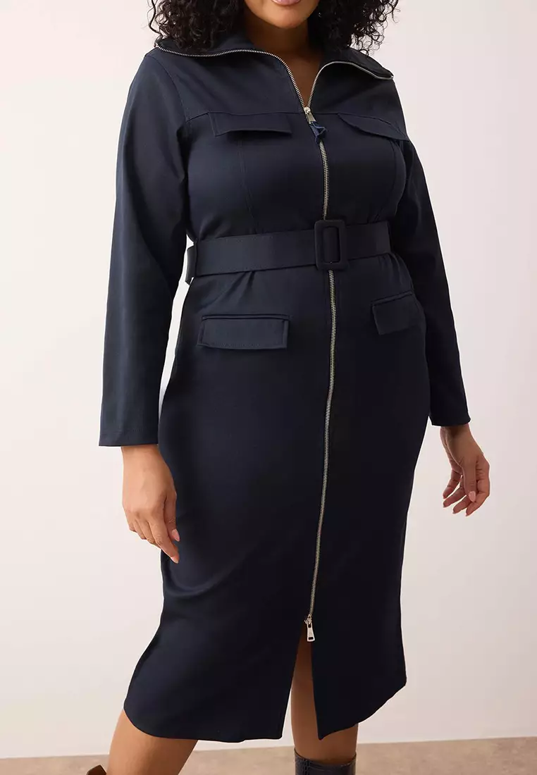 Belted Midi Dress