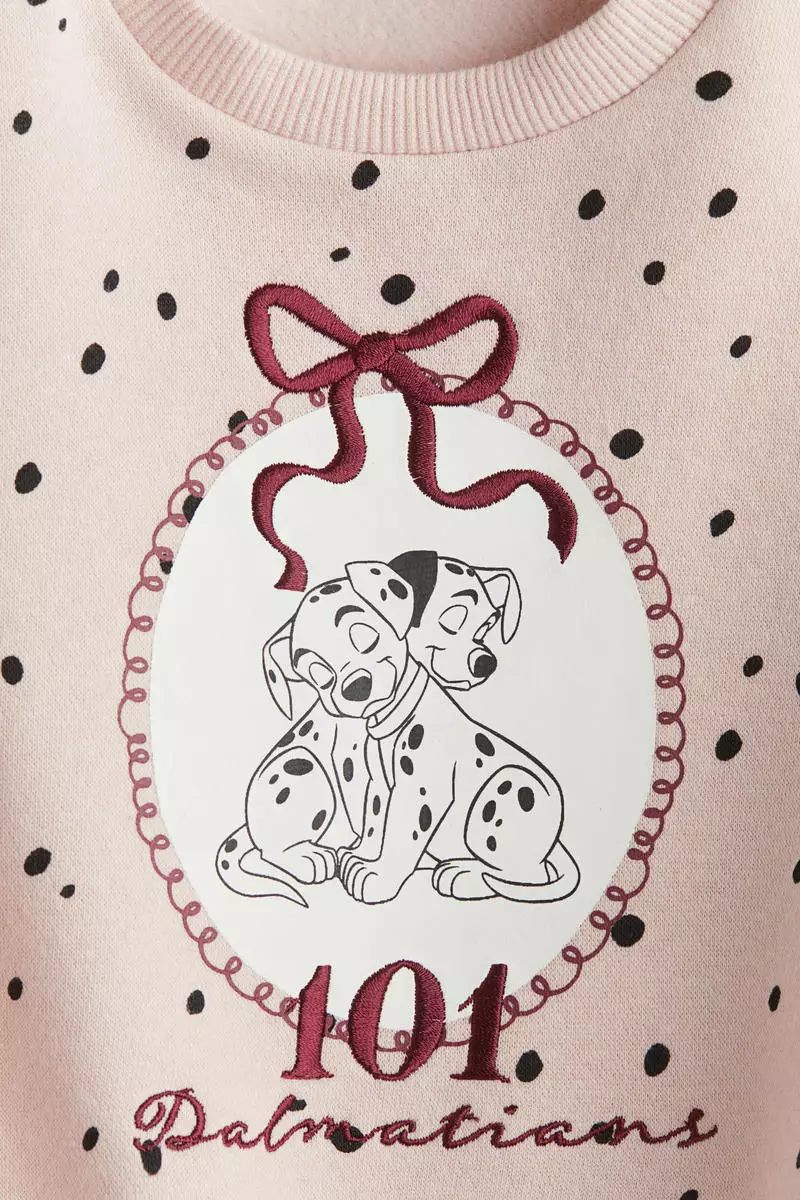 Printed brushed-inside sweatshirt