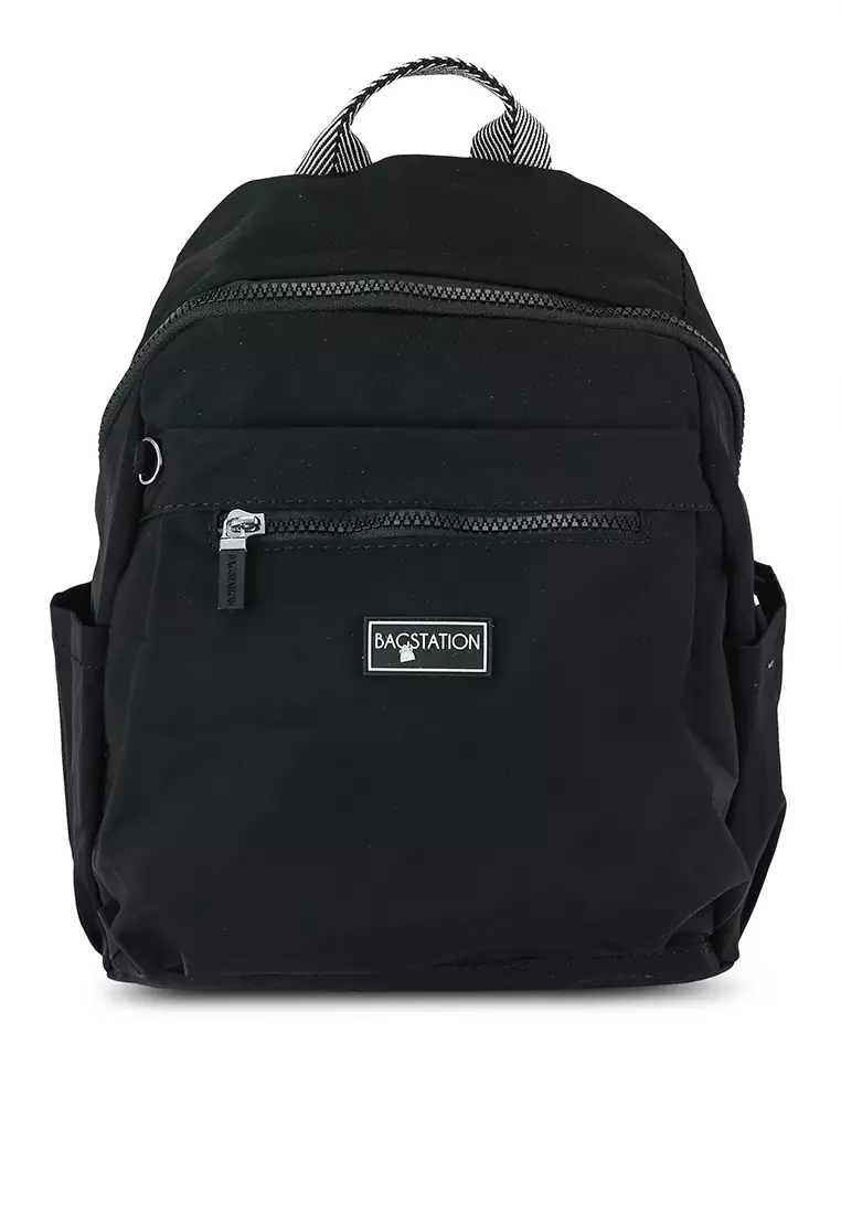 BAGSTATION Crinkle Nylon Small Backpack 2024 Buy BAGSTATION