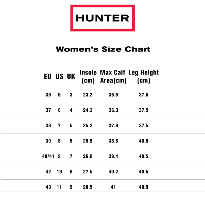 Hunter Original Hunter Boots Sizing Tips Hunter Boots Calf Size