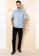 ORLANDO blue GMV Men's Short Sleeve Plain Shirt- GM42004221 ABBA0AAD84E507GS_4