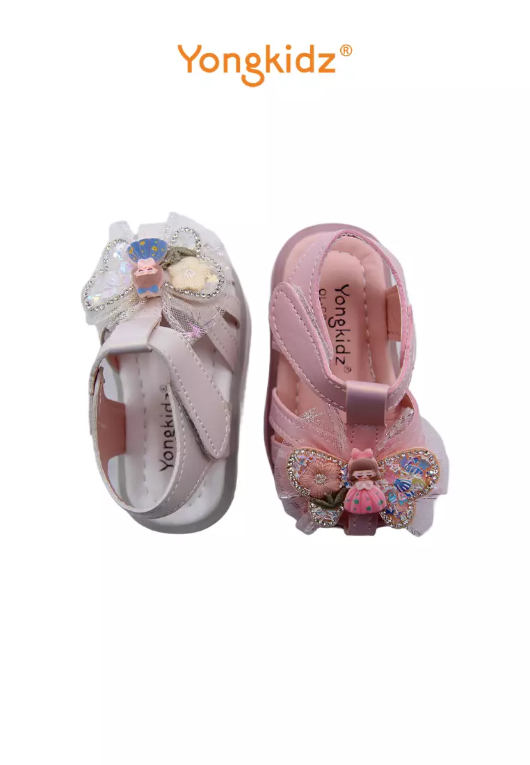 YONGKIDZ GLORIA SANDAL FLAT ANAK PEREMPUAN OL-CS4310-26 PUTIH