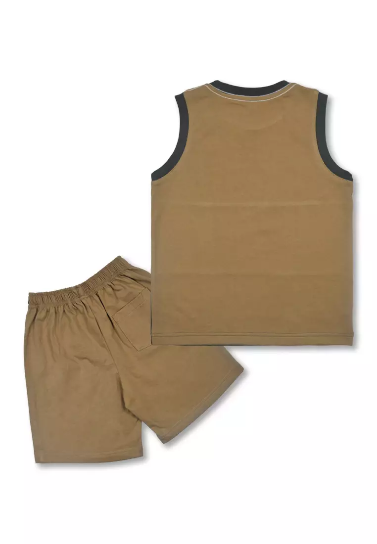 Buy Moose Gear Boys Muscle Shirt with Short Set 2024 Online | ZALORA ...