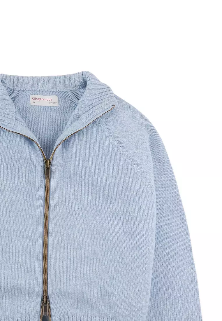 Malcolm Knitted Cardigan with Double Zip