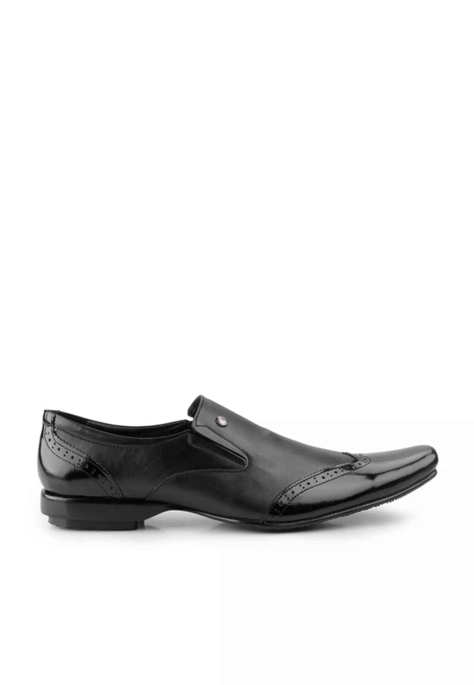 Dalton Sepatu Kantor Pria Kulit Asli Slip On Pantofel