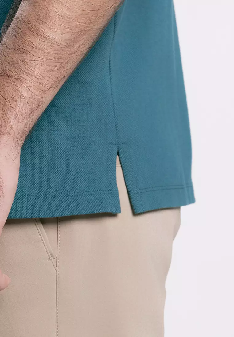 MOC - Kaos Polo Pria Lengan Pendek Reiss - Green