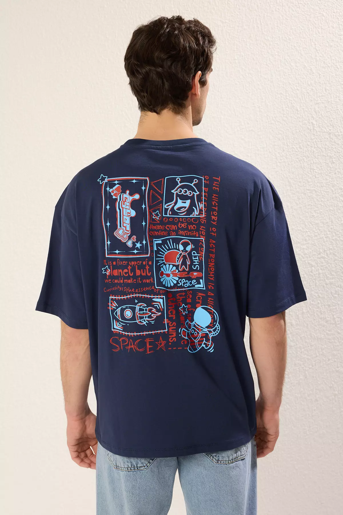 Jual Trendyol Graphic Printed T-Shirt Original 2025 ZALORA