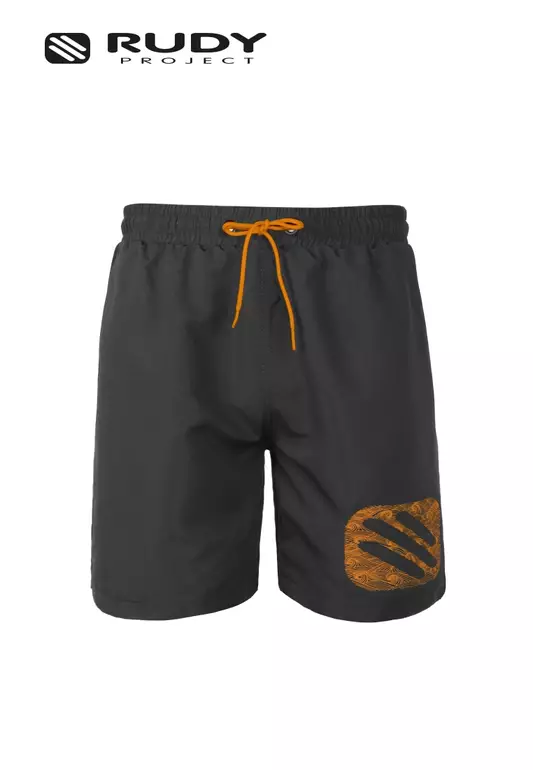 Boardshorts in Black/Orange