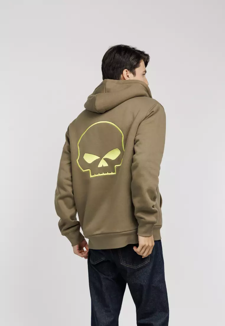 Harley skull hoodie new arrivals