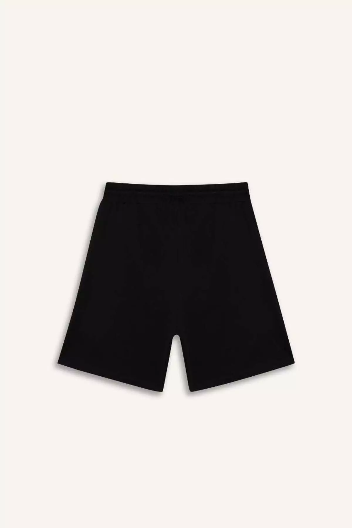 Slim Fit Slim Fit Pocketed Cotton Basic Plain Bermuda Shorts W1105Az25Sp