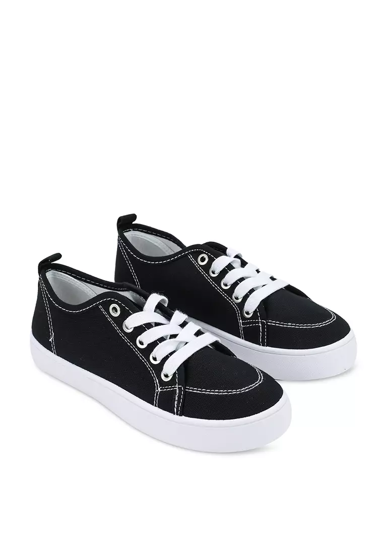 Saylor Lace Up Plimsolls