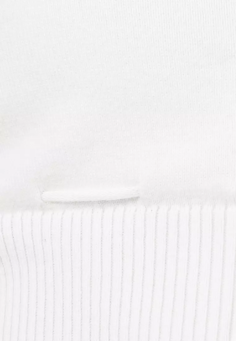 Knit Cami Top With Ruffle Hem
