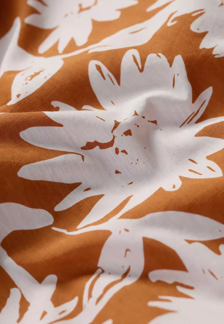 Seasalt Cornwall Yellow Fleet Checked Midi Dress