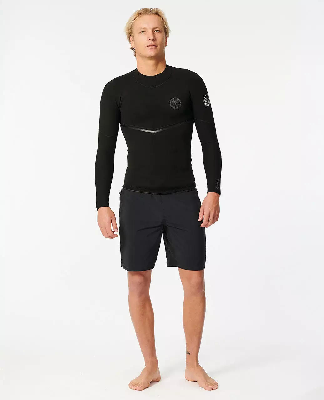Rip Curl Men E-Bomb 1.5Mm Long Sleeve Wetsuit Jacket - Black