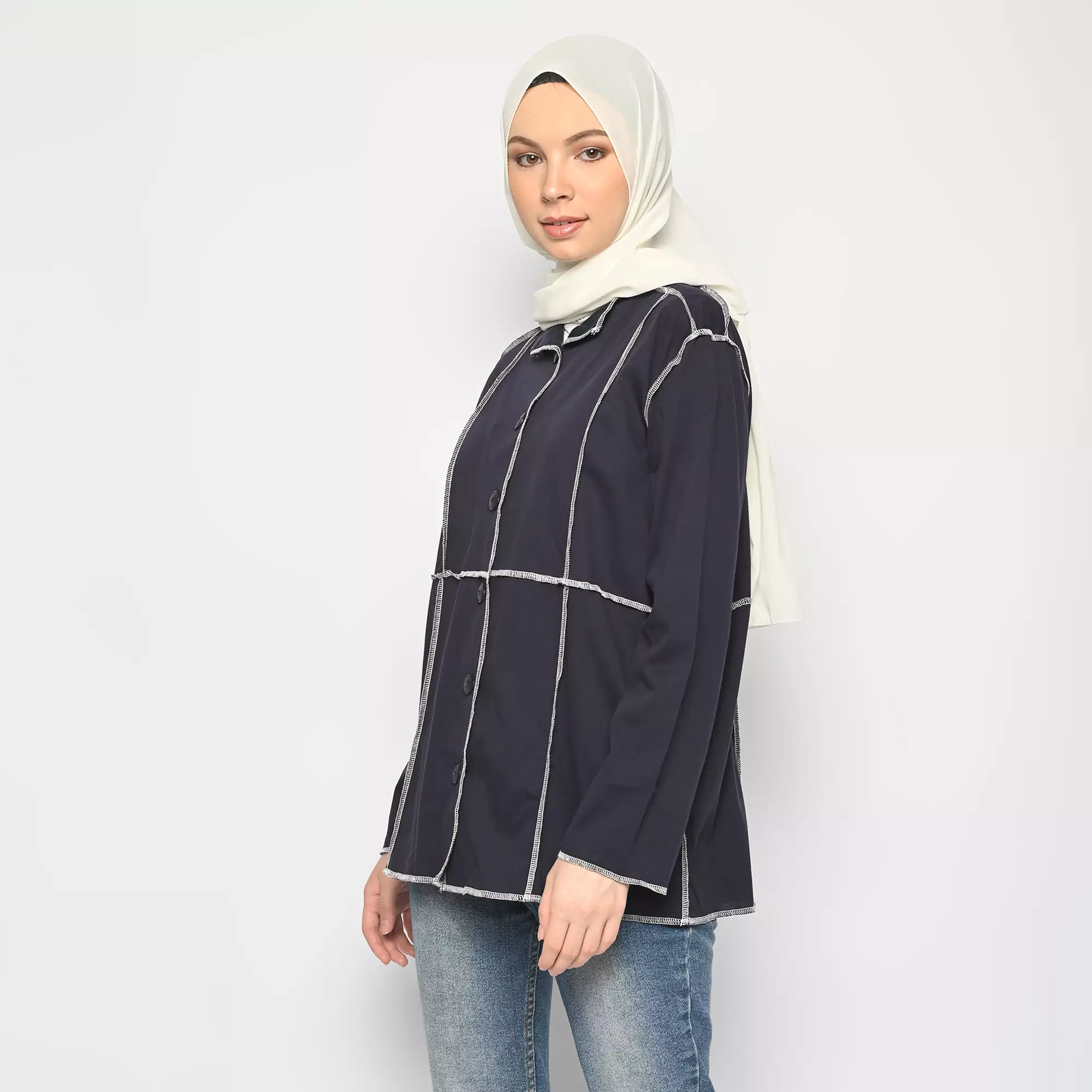 Mamora Blouse Navy