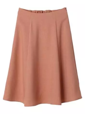 Earth, Music And Ecology - Yuugao Flared Skirt Pink