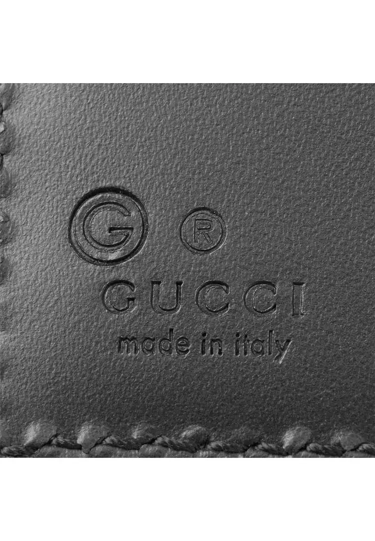 Buy Gucci Men's Signature GG Leather Bifold Wallet With Coin