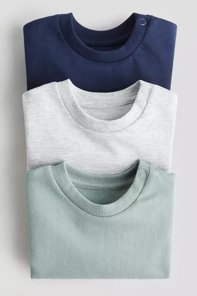 3-pack cotton sweatshirts