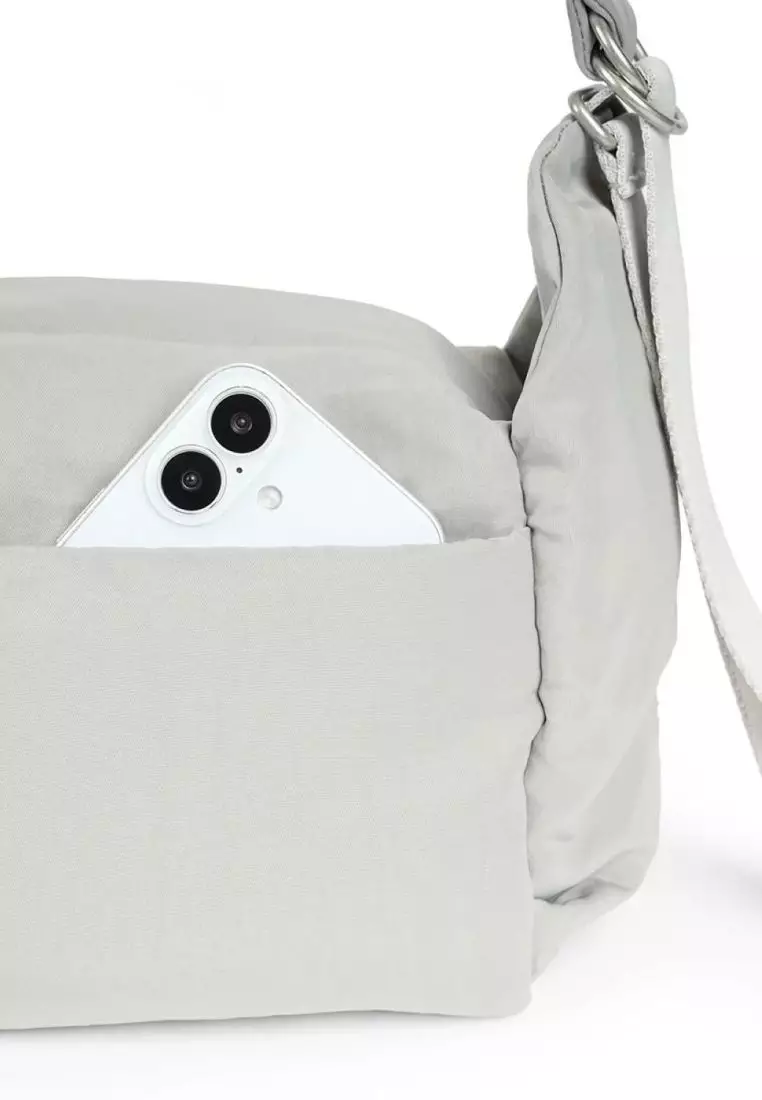Hellolulu Milo All Day Shoulder Bag S (Neutral Gray)
