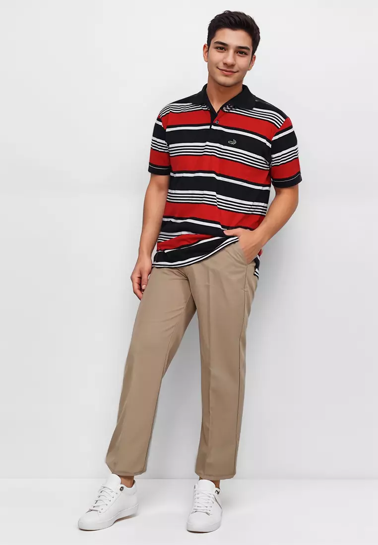 Crocodile Celana Panjang Katun | Pria Men Long Pants | 56 Beige 05