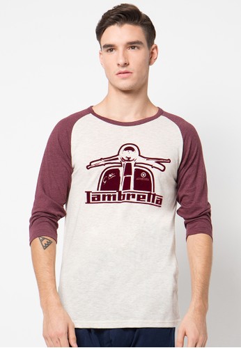 Lambretta Flocking Raglan T-shirt