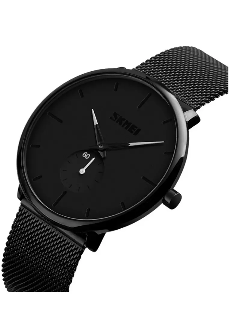 Jam Tangan Analog Pria Waterproof Strap Tali Material Stainless Steel GN14 ORIGINAL