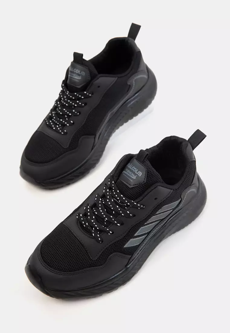 Black-Black Men's Sneaker 20737
