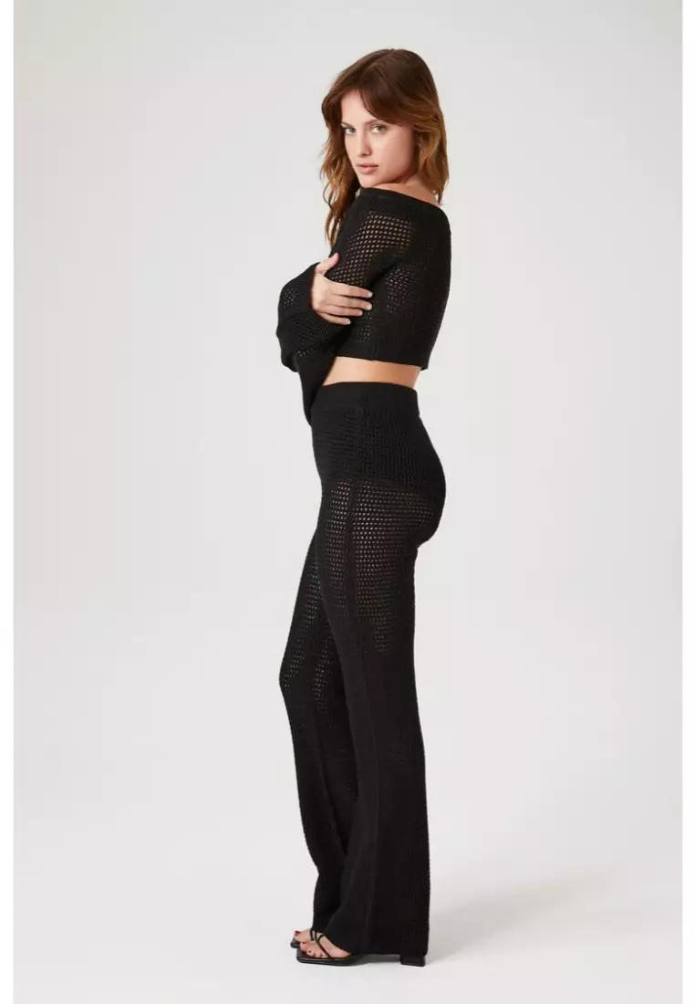 Buy FOREVER 21 Crochet Crop Top And Pants Set 2024 Online ZALORA