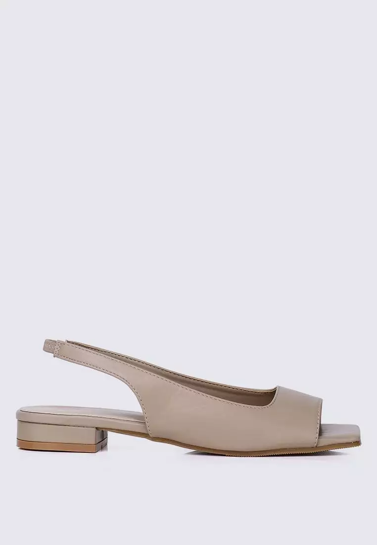 Discount on My Ballerine  shoes - SKU: My Ballerine Eliz Comfy Sandals Almond