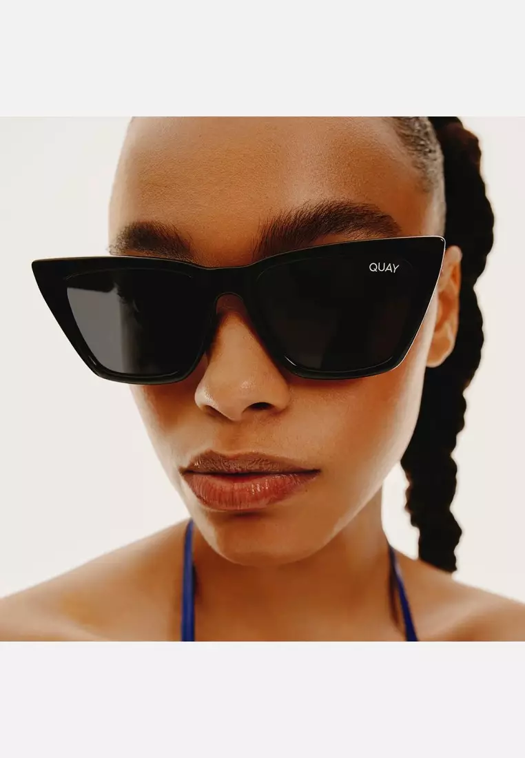 Call The Shots Sunglasses - Black/Smoke Polarized