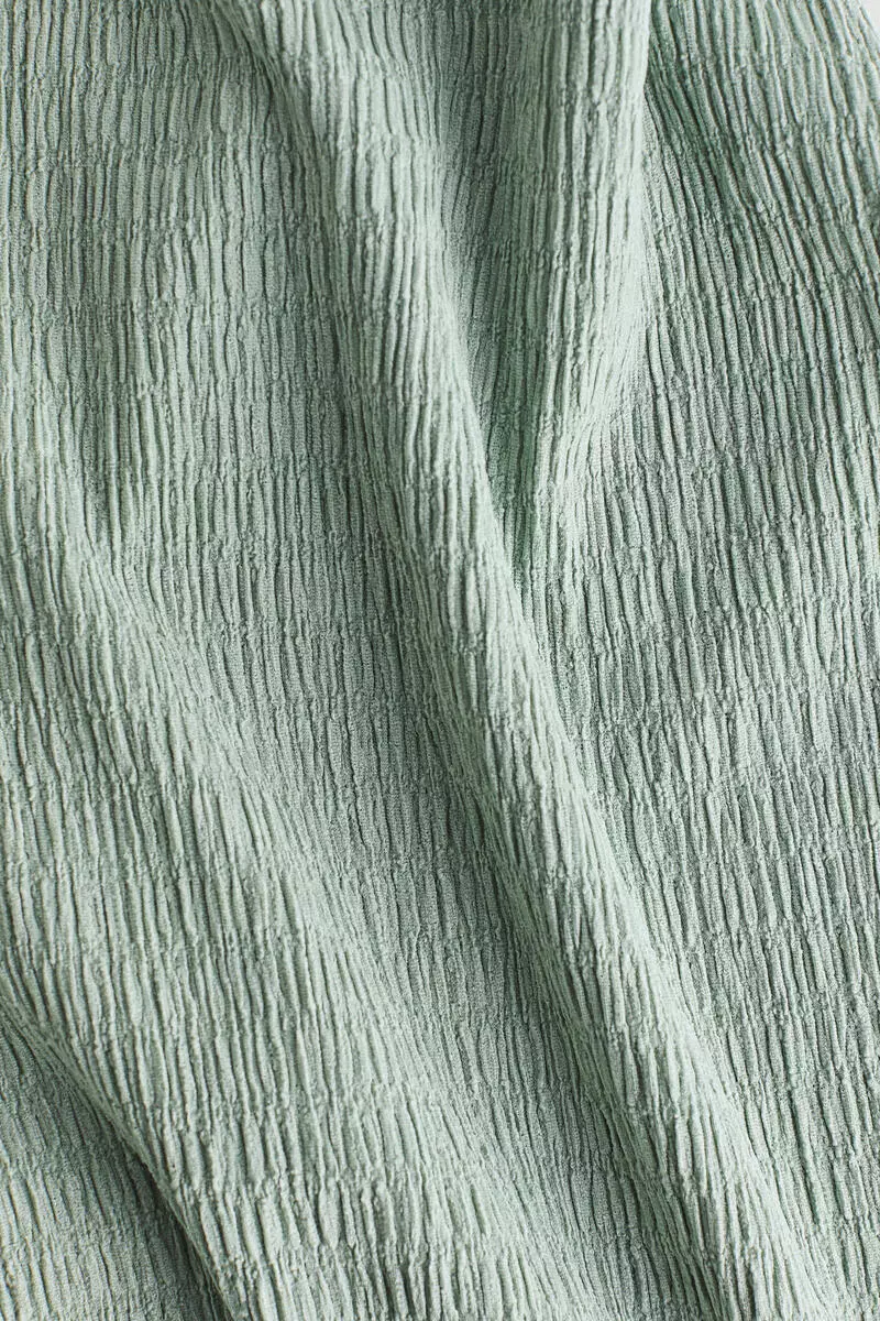 Textured jersey trousers