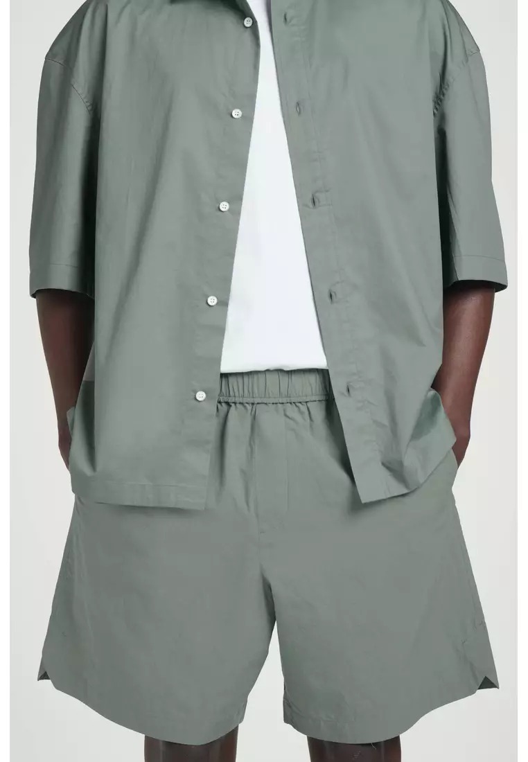 PIMA COTTON ELASTICATED SHORTS