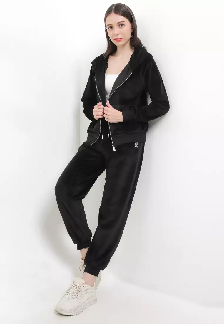 Bl Juwel Lp Velour Jogger Pants