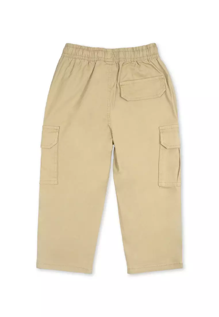 Boys Twill Cargo Jogger Pants 