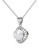 Her Jewellery silver Chloe Pearl Pendant -  Made with premium grade crystals from Austria HE210AC59DTGSG_3