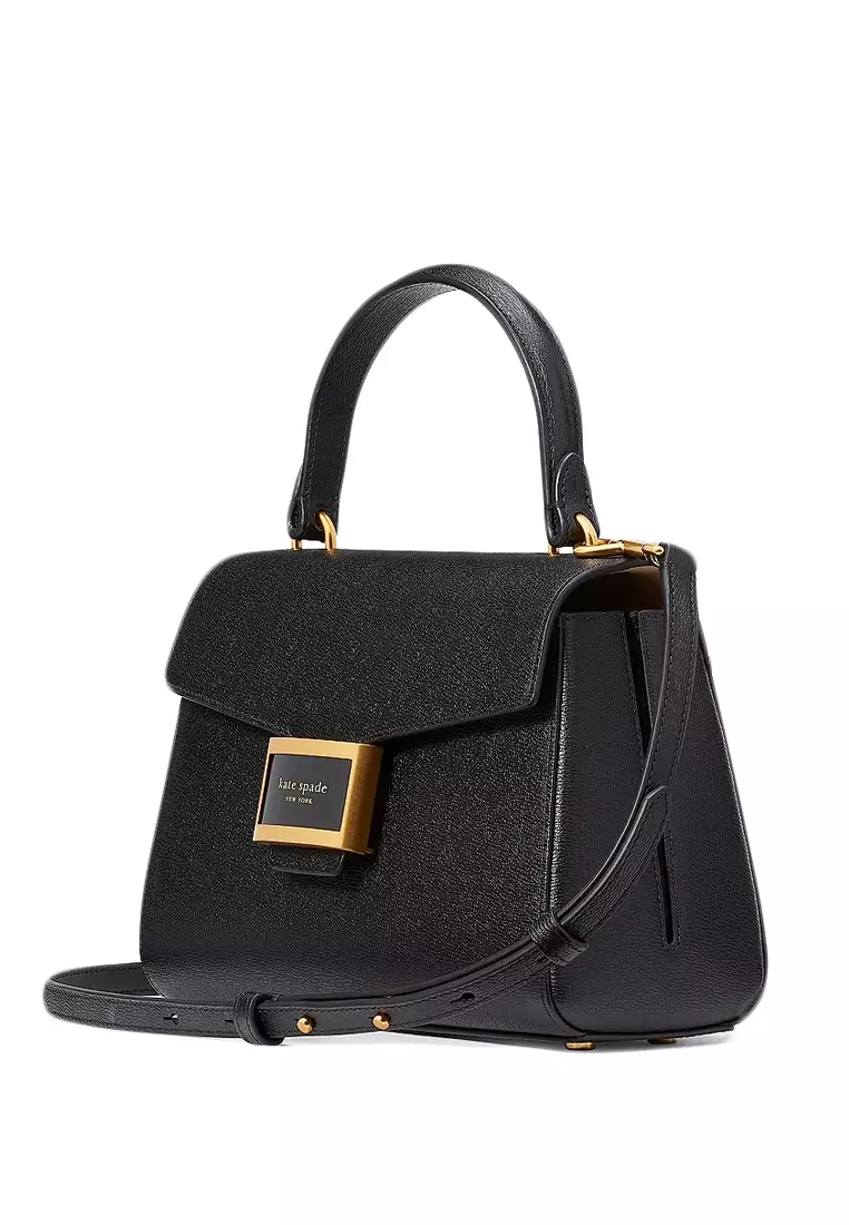 Katy Small Top-handle Bag - Black
