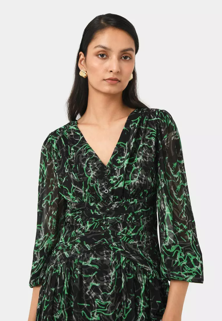 Buy FORCAST Veda Maxi Dress Online | ZALORA Malaysia