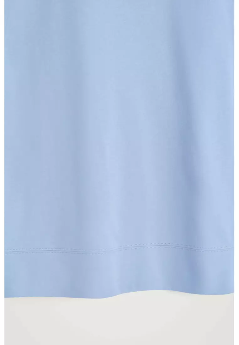 RELAXED COTTON-CREPE VEST