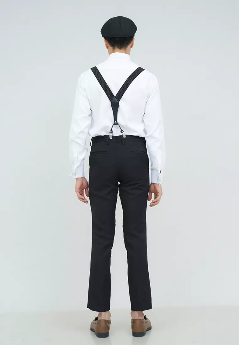 Houseofcuff Suspender Tali Jojon Karet ikat pinggang pria dewasa besar A13